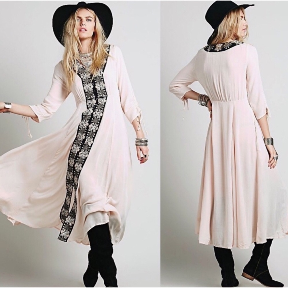 NWOT Free People journey to the horizon maxi dress - Picture 4 of 12